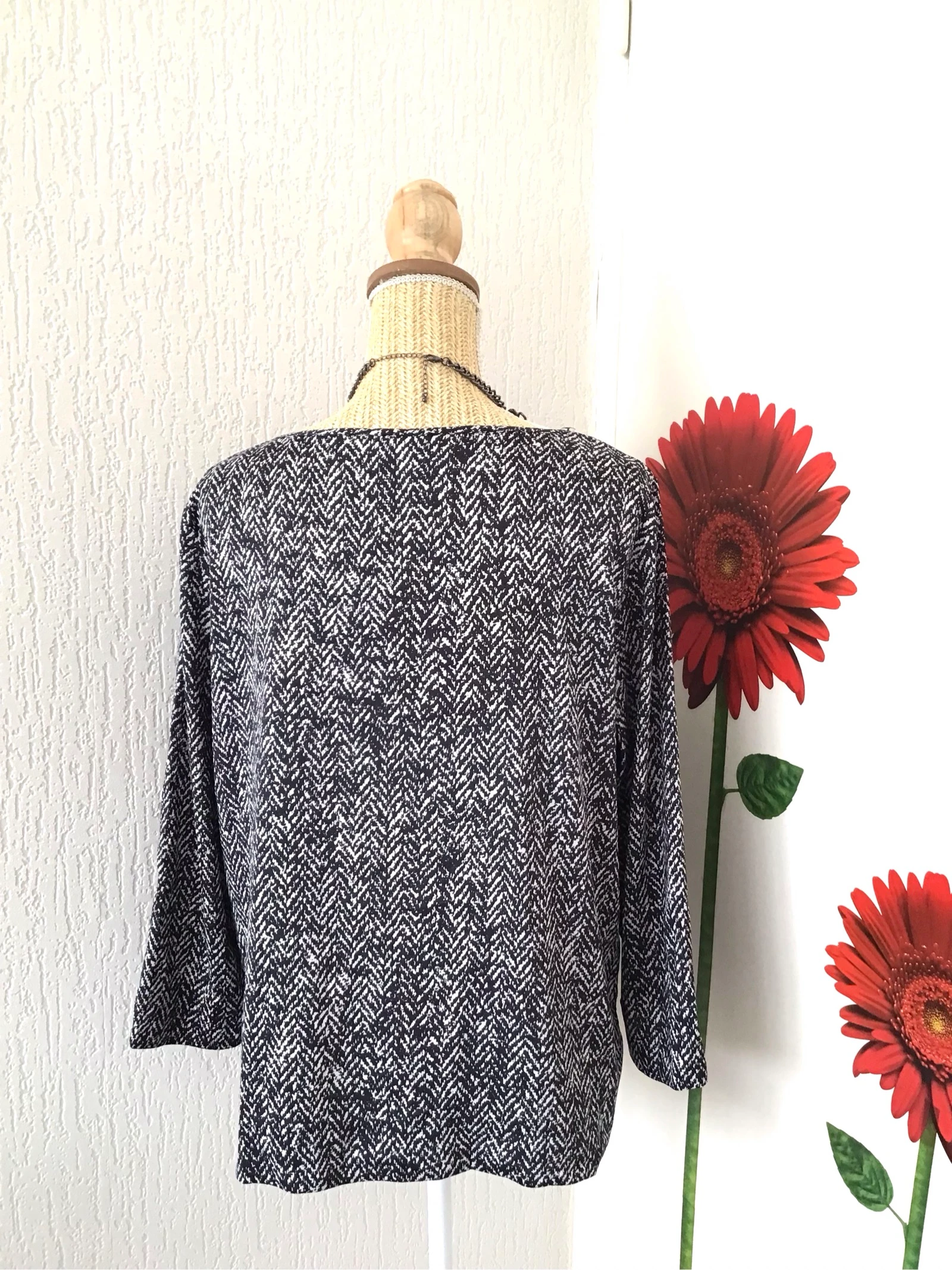 Blusa mangas 3/4 tamanho 44 – photo 3